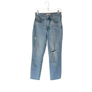 Madewell Light Wash Coffey Wash The Petite Curvy Perfect Vintage Jean Size 25P